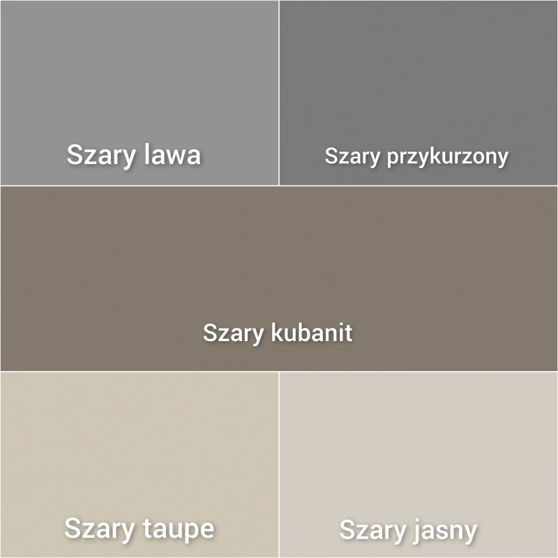 Wzornik kolorów i matowych wykończeń Lovwood – wybierz idealny kolor biurka do pokoju dziecka.