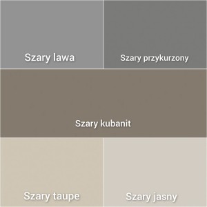 Drewniane biurko dziecięce kolorowe warianty frontów