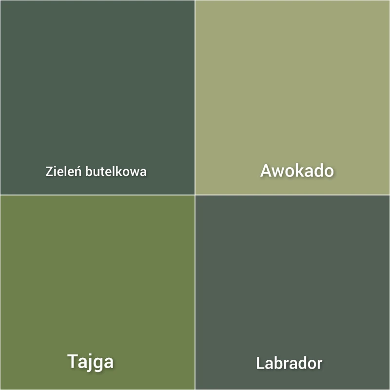 Wzornik kolorów i matowych wykończeń Lovwood – wybierz idealny kolor biurka do pokoju dziecka.