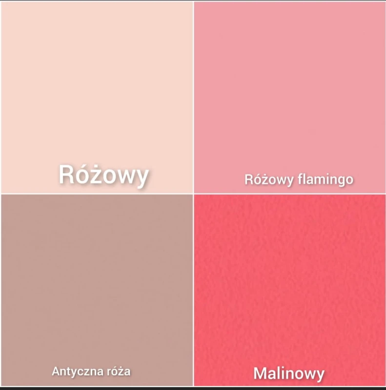 Różowe biurko dziecięce z nadstawką dostępne warianty kolorów