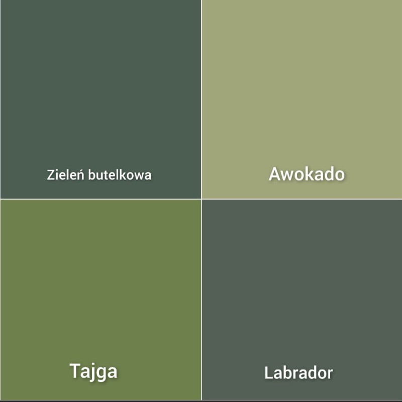 Opcje wykończenia biurka z litego drewna – wzornik lakierów ekologicznych.
